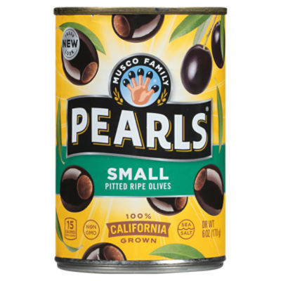 Musco Family Olive Co. Pearls Small Pitted Ripe Olives, 6 oz