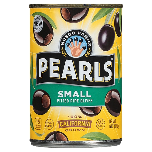 Musco Family Olive Co. Pearls Small Pitted Ripe Olives, 6 oz
