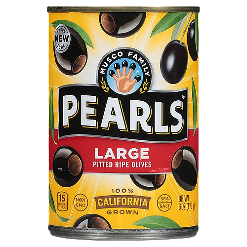 Musco Family Olive Co. Pearls Large Pitted Ripe Olives, 6 oz