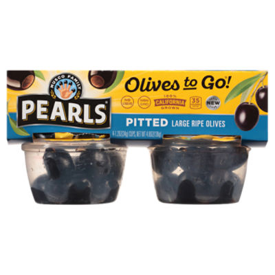 Musco Family Olive Co. Pearls Olives to Go! Pitted Large Ripe Olives, 1