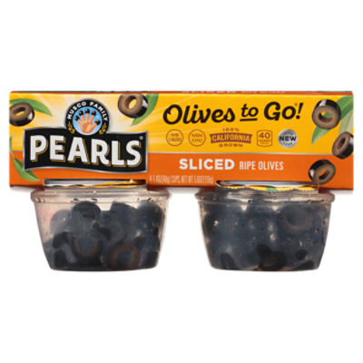 Musco Family Olive Co. Pearls Olives to Go! Sliced Ripe Olives, 1.4 oz