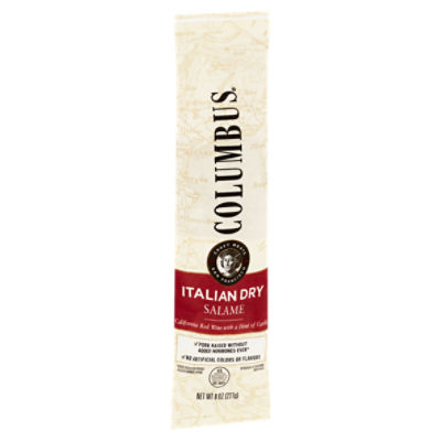Columbus Italian Dry Salame, 8 oz Gourmet