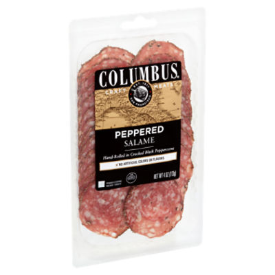 Columbus Peppered Salame, 4 oz