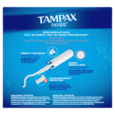 TAMPAX PEARL Super, Super Plus and Ultra Absorbency Unscented Tampons  Triplepack, 34 count - ShopRite