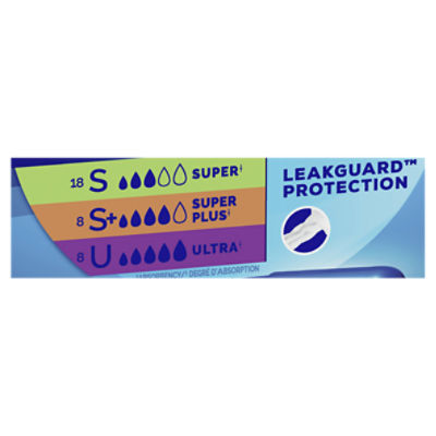 TAMPAX PEARL Super, Super Plus and Ultra Absorbency Unscented Tampons  Triplepack, 34 count - ShopRite
