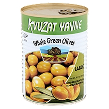 Kvuzat Yavne Large Whole Green, Olives, 19 Ounce