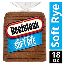 Beefsteak No Seeds Soft Rye, Bread, 18 Ounce