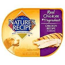 Nature's Recipe Chicken Recipe in Broth Dog Food, 2.75 oz
