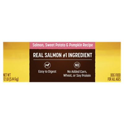 Salmon sweet potato pumpkin dog outlet food