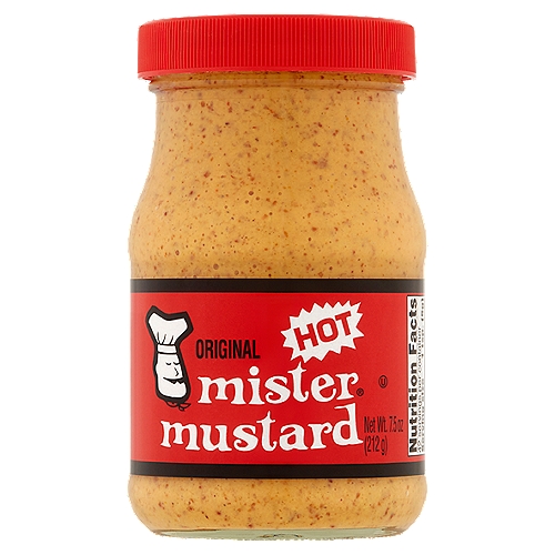 Mister Mustard Original Hot Mustard, 7.5 oz