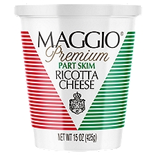 Maggio Premium Ricotta Cheese - Part Skim, 15 Ounce