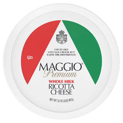 Maggio Premium Whole Milk Ricotta Cheese, 32 oz