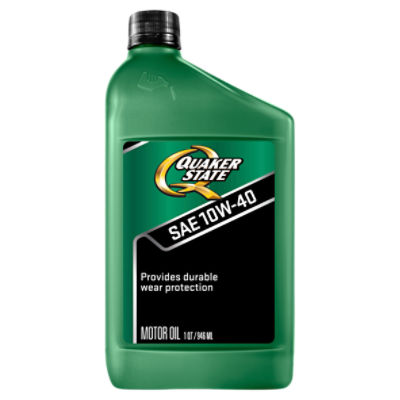 Quaker State SAE 10W-40 Motor Oil, 1 qt, 32 Fluid ounce