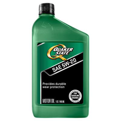 Quaker State SAE 5W20 Motor Oil, 1 qt ShopRite