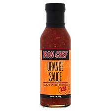 Iron Chef Orange Sauce Glaze with Ginger, 15 oz