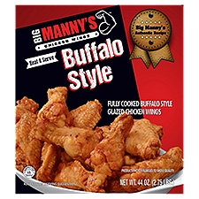 Big Manny's Buffalo Style, Chicken Wings, 44 Ounce