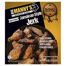Big Manny's Jamaican Style Jerk Chicken Wings, 44 oz, 44 Ounce