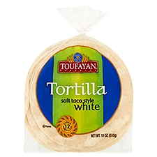 Toufayan Bakeries Soft Taco Style White , Tortilla, 18 Ounce