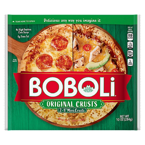 Boboli Original Pizza Crusts, 2 count, 10 oz