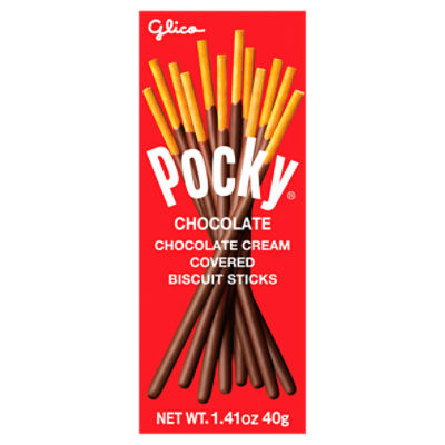 Pocky Chocolate Cream Covered Biscuit Sticks, 1.41 oz