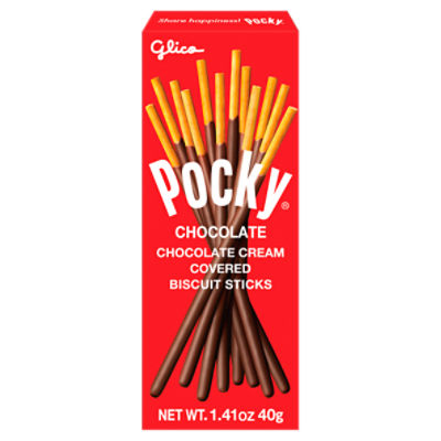 Pocky Chocolate Cream Covered Biscuit Sticks, 1.41 oz