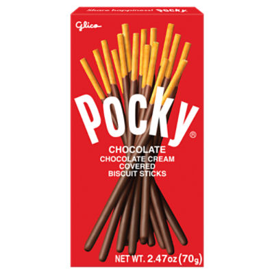 Pocky Chocolate Cream Covered Biscuit Sticks, 2.47 oz