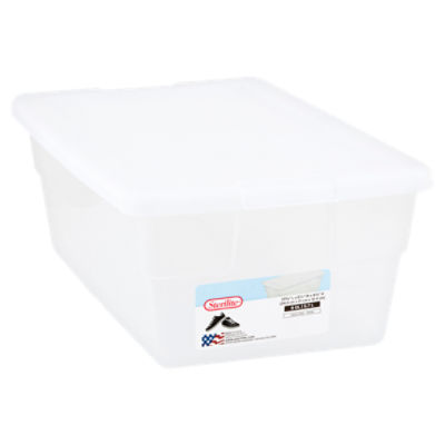 Sterilite 6 Qt./5.7 L Storage Box, White