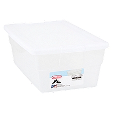 Sterilite 6 qt White Storage Container, 1 Each