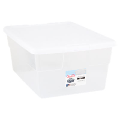 Sterilite 16 qt White Storage Container, 1 Each