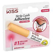 Kiss Clear Brush On Strip Lash Adhesive, 0.17 oz
