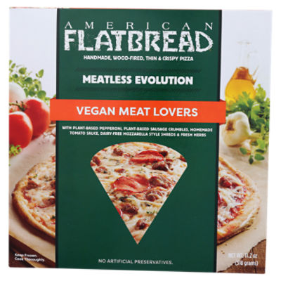 American Flatbread Meatless Evolution Vegan Meat Lovers Pizza, 11.2 oz