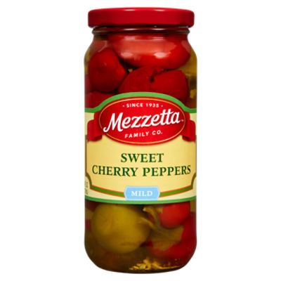 Mezzetta Mild Sweet Cherry Peppers, 16 fl oz The Fresh Grocer