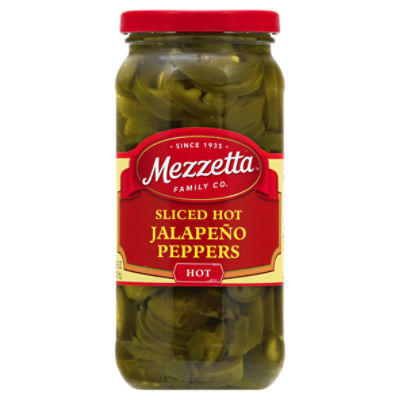 Mezzetta Sliced Hot Jalapeño Peppers, 16 fl oz