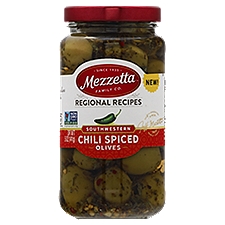 Mezzetta Regional Recipes Olives, Southwestern Chili Spiced, 5 Ounce