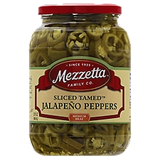 Mezzetta Medium Heat Sliced Tamed, Jalapeño Peppers, 32 Fluid ounce