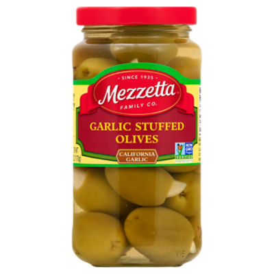 Mezzetta California Garlic Stuffed Olives, 6 oz