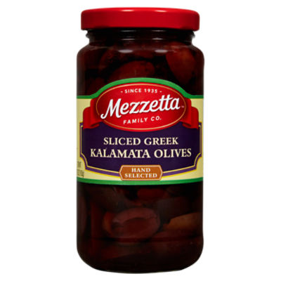 Mezzetta Sliced Greek, Kalamata Olives