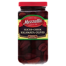 Mezzetta Sliced Greek, Kalamata Olives, 5.8 Ounce