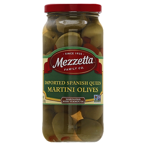 Mezzetta Imported Spanish Queen Martini Olives, 10 oz
My Nonno Dan loved a good martini. He also knew the quality of the olive was the real secret ingredient. Cheers!