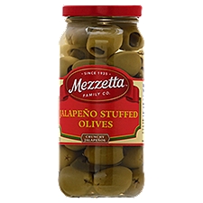 Mezzetta Jalapeño Stuffed, Olives, 10 Ounce