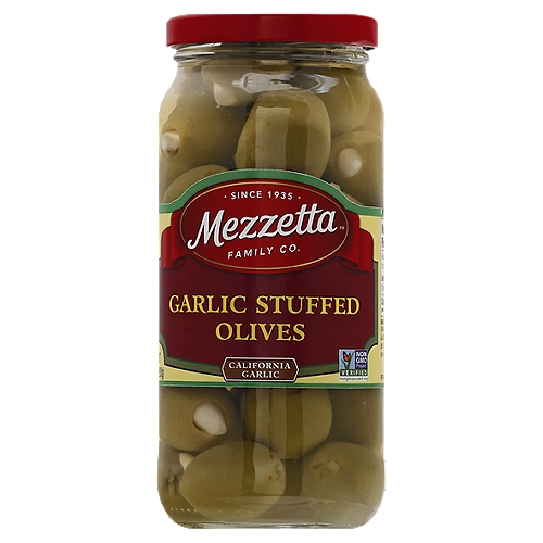 Mezzetta Garlic Stuffed Olives, 10 oz
Growing up, I watched adults socializing and nibbling on olives and couldn't wait to be part of the conversation. Our olives are hand stuffed to create more delicious moments.