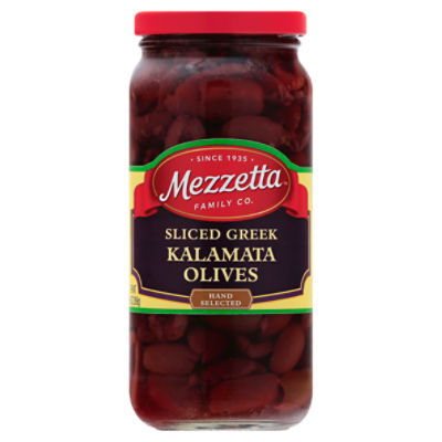 Mezzetta Sliced Greek Kalamata Olives, 9.5 oz
