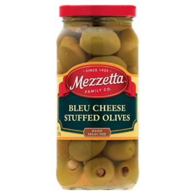 Mezzetta Bleu Cheese Stuffed Olives, 9.5 oz