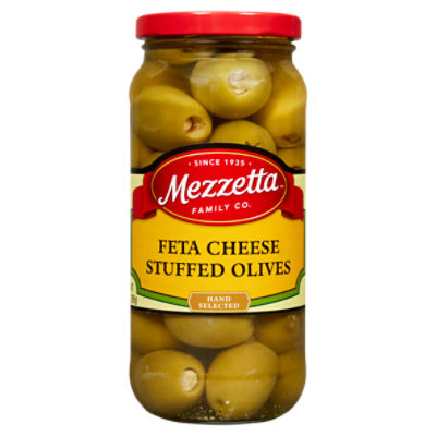 Mezzetta Feta Cheese Stuffed Olives, 9.5 oz