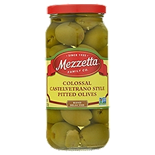 Mezzetta Colossal Castelvetrano Style Pitted, Olives, 8 Ounce