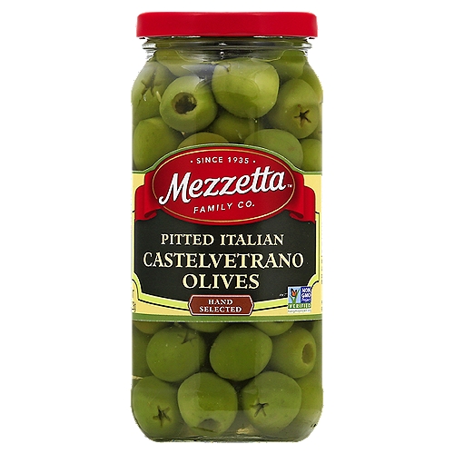 Mezzetta Pitted Italian Castelvetrano Olives, 8 oz
