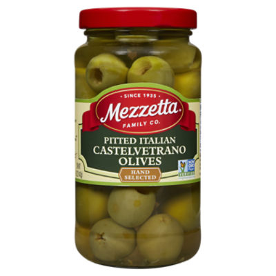 Mezzetta Pitted Italian Castelvetrano Olives, 5 oz