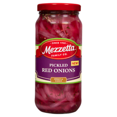 Mezzetta Sweet & Tangy Pickled Red Onions, 16 fl oz Fairway