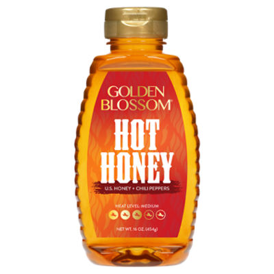 Golden Blossom Hot Honey, 16 oz