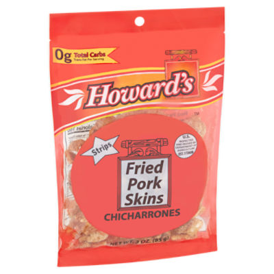 Howard's Fried Pork Skins Chicharrones, 3 oz